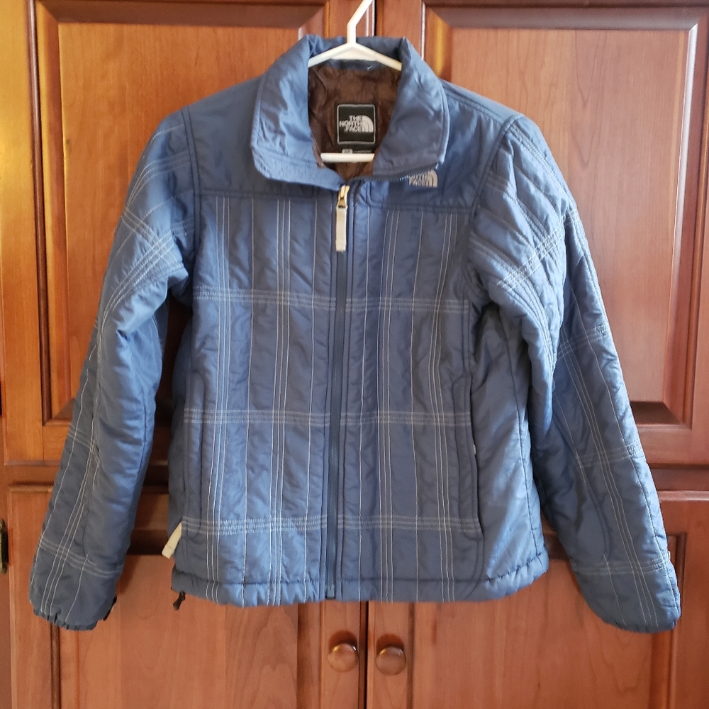 Blue Northface jacket